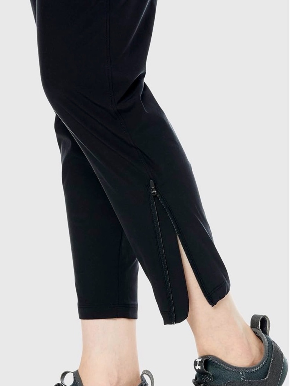 Under Armour HeatGear Storm Ankle Zip Black Fitted Training Pants Small - Picture 9 of 9